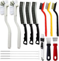 15Pcs Crevice Cleaning Brush Set, Hard Bristle Scrub Brushes Tools by Unknown