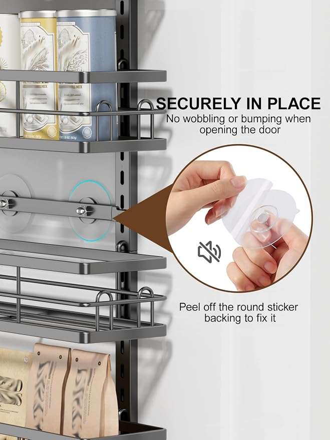 Delamu 9 Tier Over The Door Pantry Organizer, Pantry Organization and Storage - Image 6