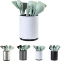 LIBODOUR Kitchen Utensil Holder Extra Large 360°Rotating by ModernandFarmhouseUtensilHolder