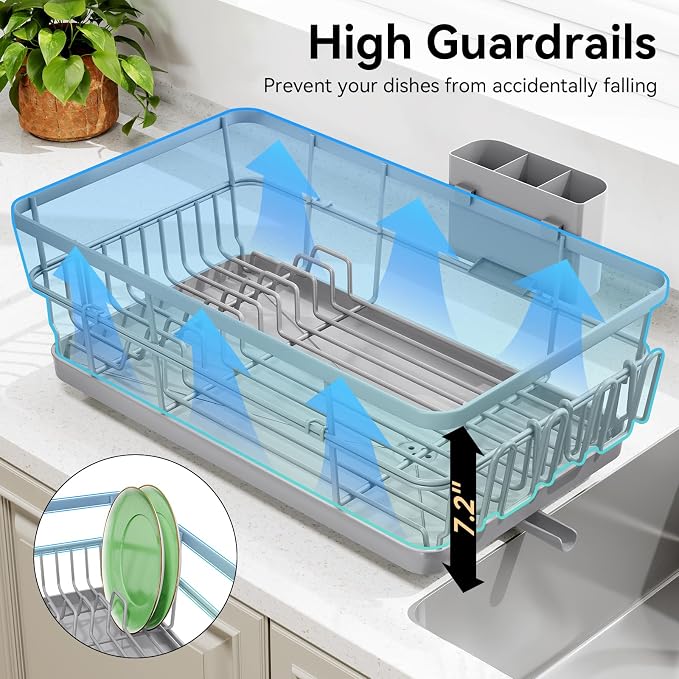 TOOLF Dish Drying Rack, Dish Racks - Image 2