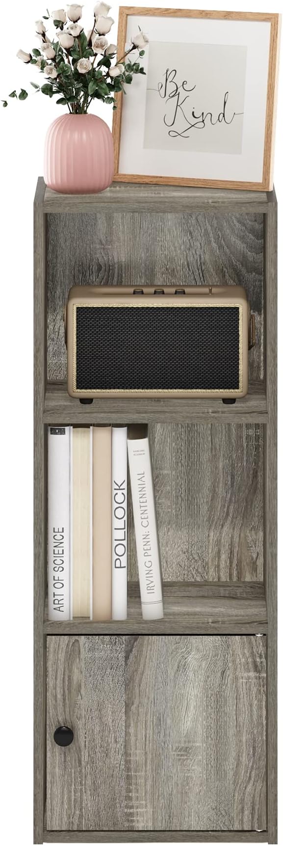 Furinno LUDER Book Shelf, 3-Tier Modern Bookshelf, Bookcase - Image 6