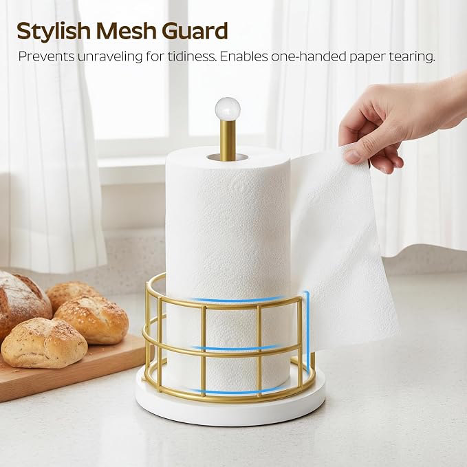 YATINEY Paper Towel Holder, Kitchen Paper Towel Holder - Image 7