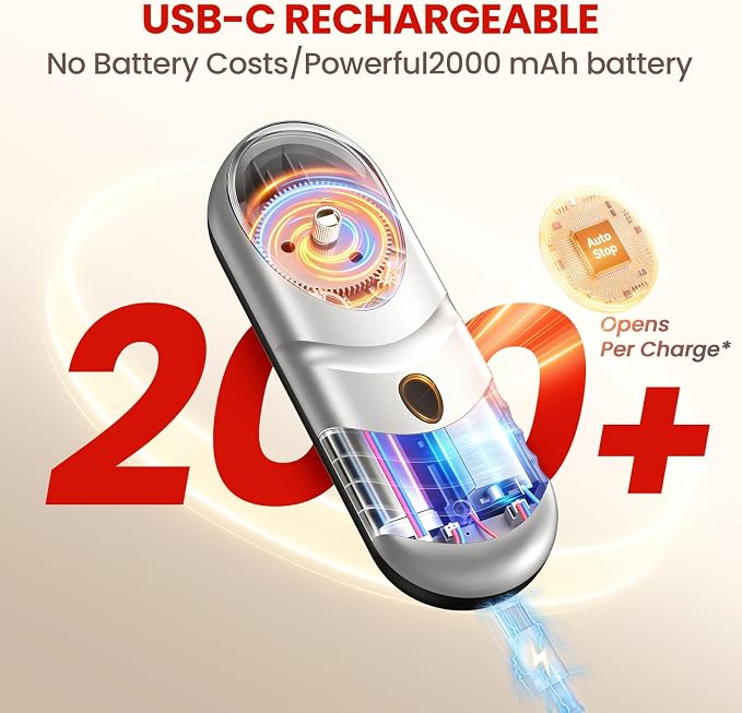 Electric Can Opener One Touch Automatic Can Opener - Image 2