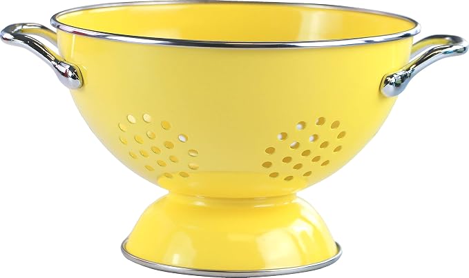 Calypso Basics by Reston Lloyd Powder Coated Enameled Colander, 1.5 Quart by RestonLloyd
