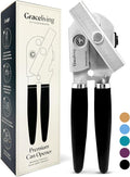 Premium Multifunction Magnetic Manual Can Opener and Bottle Opener, Heavy Duty by GracelivingKitchenware