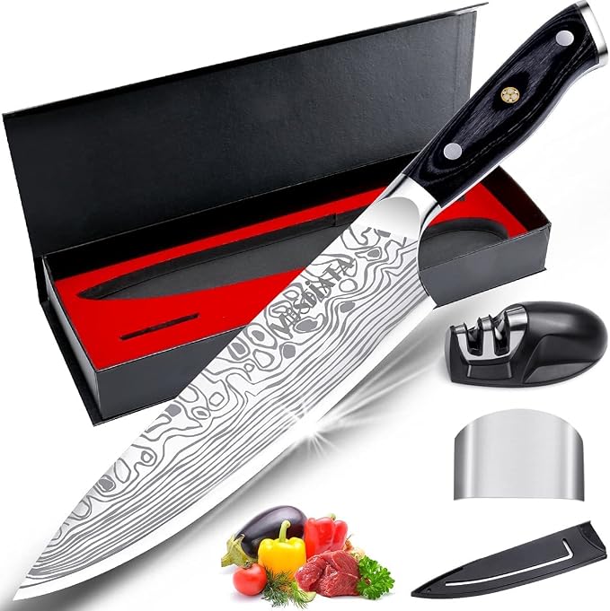 MOSFiATA 8" Super Sharp Professional Chef's Knife by MOSFiATA