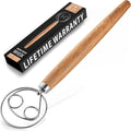 Zulay Kitchen Double-Eye 13" Danish Dough Whisk by ZulayKitchen