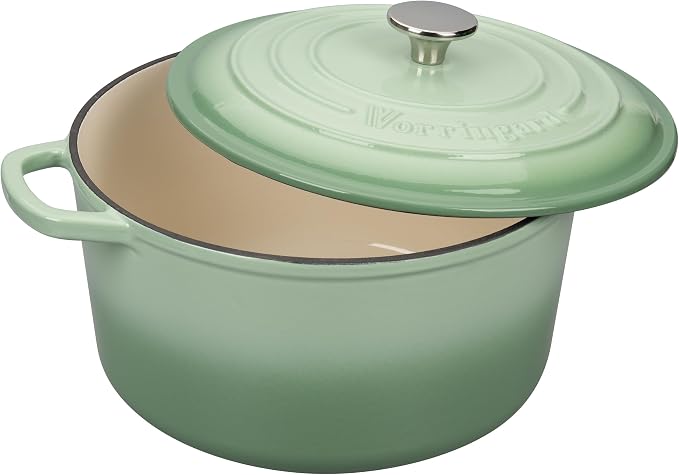 VORRINGARD Enameled Cast Iron Dutch Oven Pot - Image 4