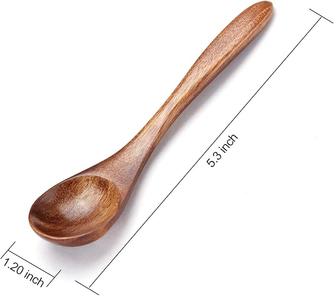 Sevensun Small Wooden Teaspoon, Condiments, Spoons - Image 2