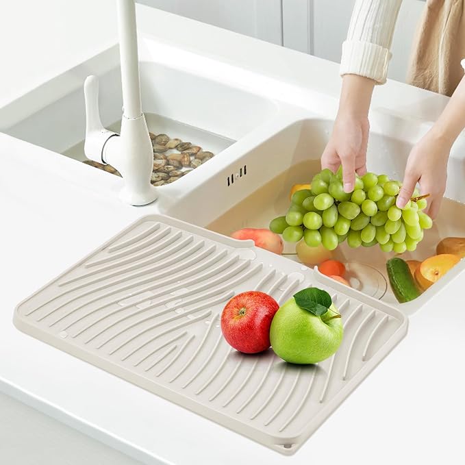 TIKNIK Silicone Dish Drying Mat, Stone Drying Mat - Image 7