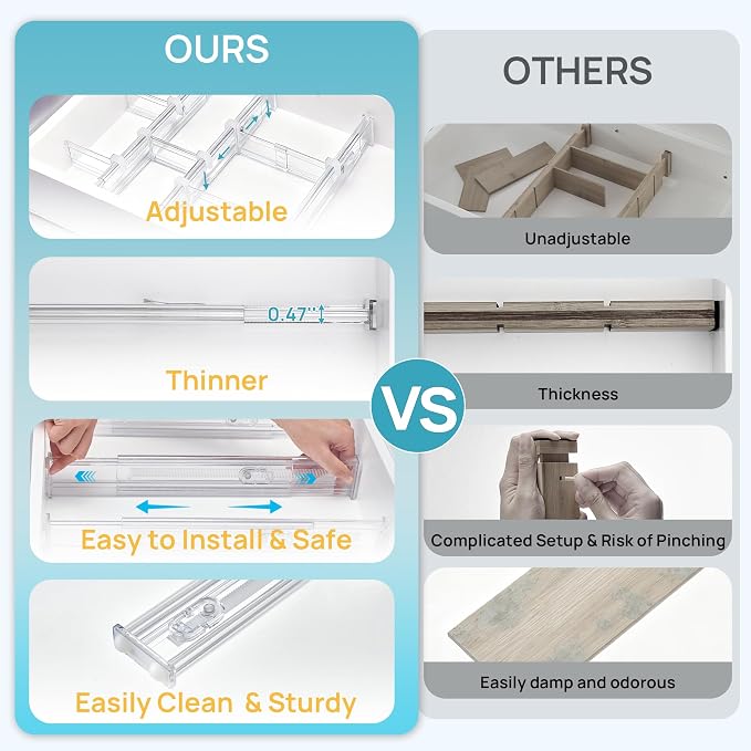 Vtopmart 2.36” Drawer Dividers - Image 7