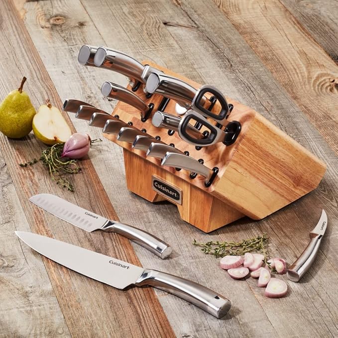 Cuisinart C77SS-19P Normandy 19 Piece Cutlery Block Set, Stainless Steel - Image 2