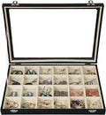 Stratalife Jewelry Tray 24 Grid Earring Organizer by Stratalife