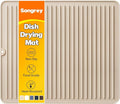 Songrey 18" x 16" Silicone Dish Drying Mat, Kitchen Counter Drying Pad by Unknown