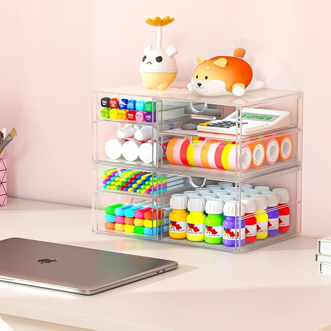 caktraie 2 Pack Desk Organizers, Makeup Organizer Storage - Image 5