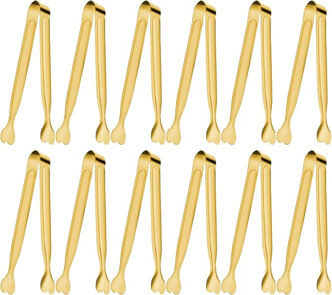 Serving Tongs, Anytrp 12-Packs Stainless Steel Sugar Tongs, 5.3inch Small Tong by Unknown
