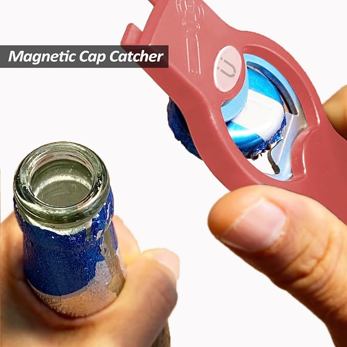 2-in-1 Magnetic Soda Can & Beer Bottle Opener-Dual Magnets - Image 6