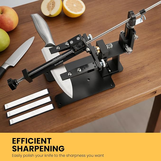 Newise Precision Knife Sharpening System, Adjustable Angle Guided Sharpener Kit - Image 5