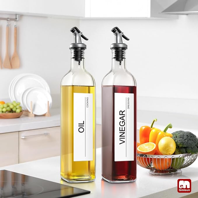 GMISUN Olive Oil Dispenser Bottle, 6 Pack Oil Dispensers Bottles - Image 9