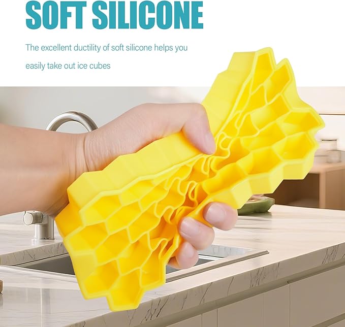 Silicone Mini Ice Cube Tray, 37 Pack Ice Trays - Image 4