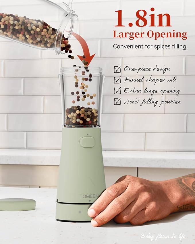 Electric Salt and Pepper Grinder Set - Image 5