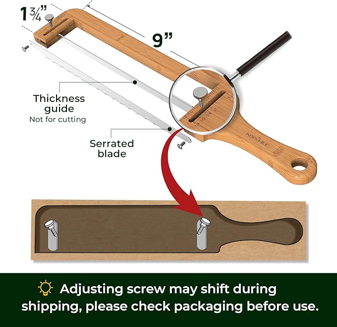 keechee Bread Pilot Adjustable Bread Knife – Upgraded Bread Slicer - Image 7