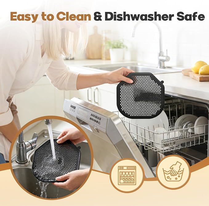 2 PCS Silicone Splatter Shield Heat-Resistant Splash Guard - Image 4