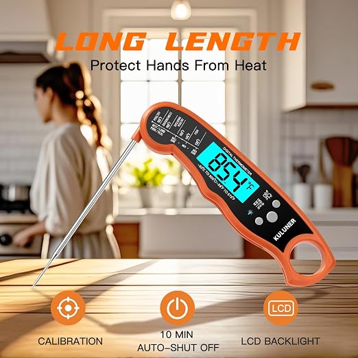 KULUNER TP-01 Waterproof Digital Instant Read Meat Thermometer - Image 5