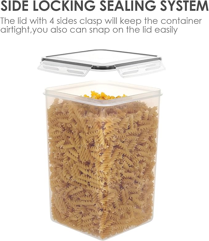 Vtopmart Extra Large Tall Airtight Food Storage Containers, 4 Pieces 5.9qt/6.5L - Image 3