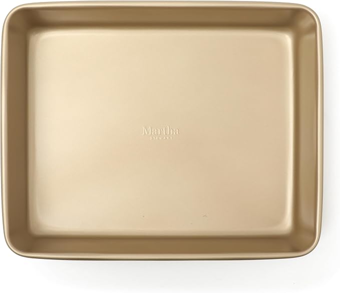 Martha Stewart Gallen 3-Piece Baking Pan Set – 13", Ceramic Nonstick, Carbon - Image 7