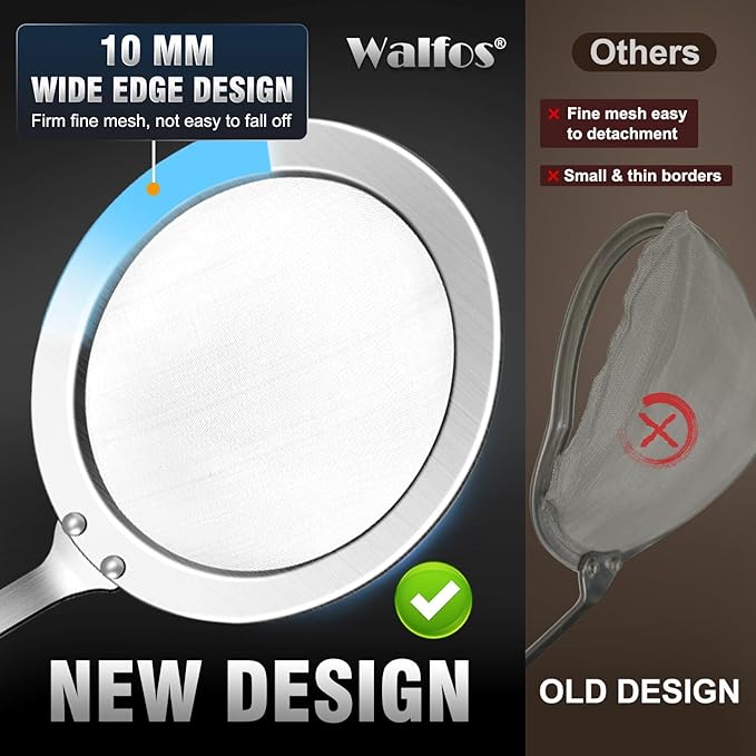 Walfos Fat Skimmer Spoon, 304 Stainless Steel Fat skimmer - Image 2