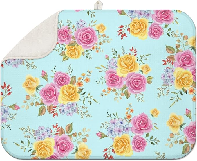 Dish Drying Mat Drainer Pads by Kuyig+Home