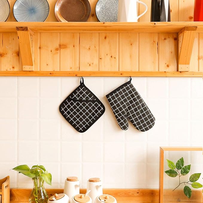 Oven Mitts and Potholders BBQ Gloves-Oven Mitts and Pot Holders - Image 7