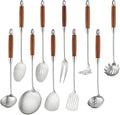 Izurok 18/10 Stainless Steel Kitchen Utensils Set, 10 Piece Cooking Utensils by IzurokBuynow