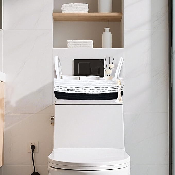 ABenkle Small Storage Basket for Toilet Tank Top - Image 3