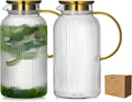 Buaic 2 PACK Glass Pitcher by Buaic
