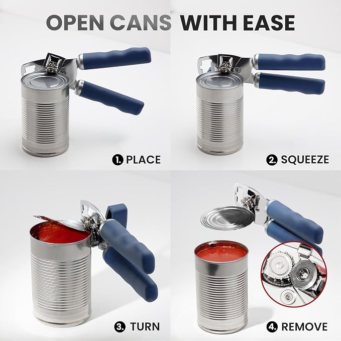 Zulay Kitchen Heavy Duty Stainless Steel Can Opener Manual - Image 6