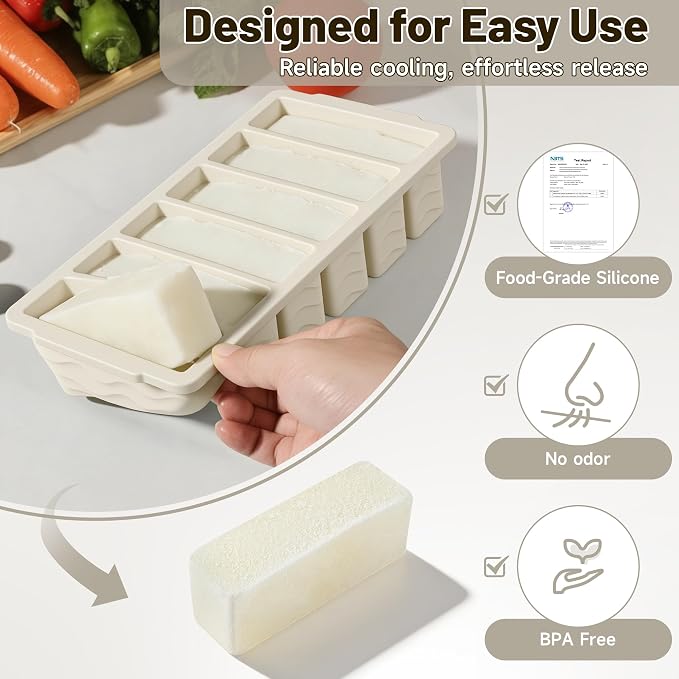 3-Pack Silicone Freezer Trays - Image 2