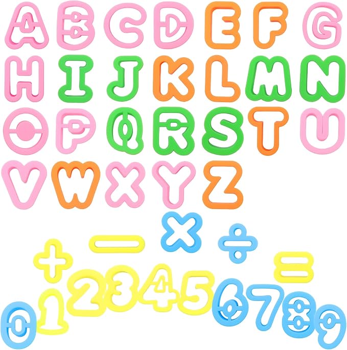 41PCS Alphabet Playdough Cutters by Unknown