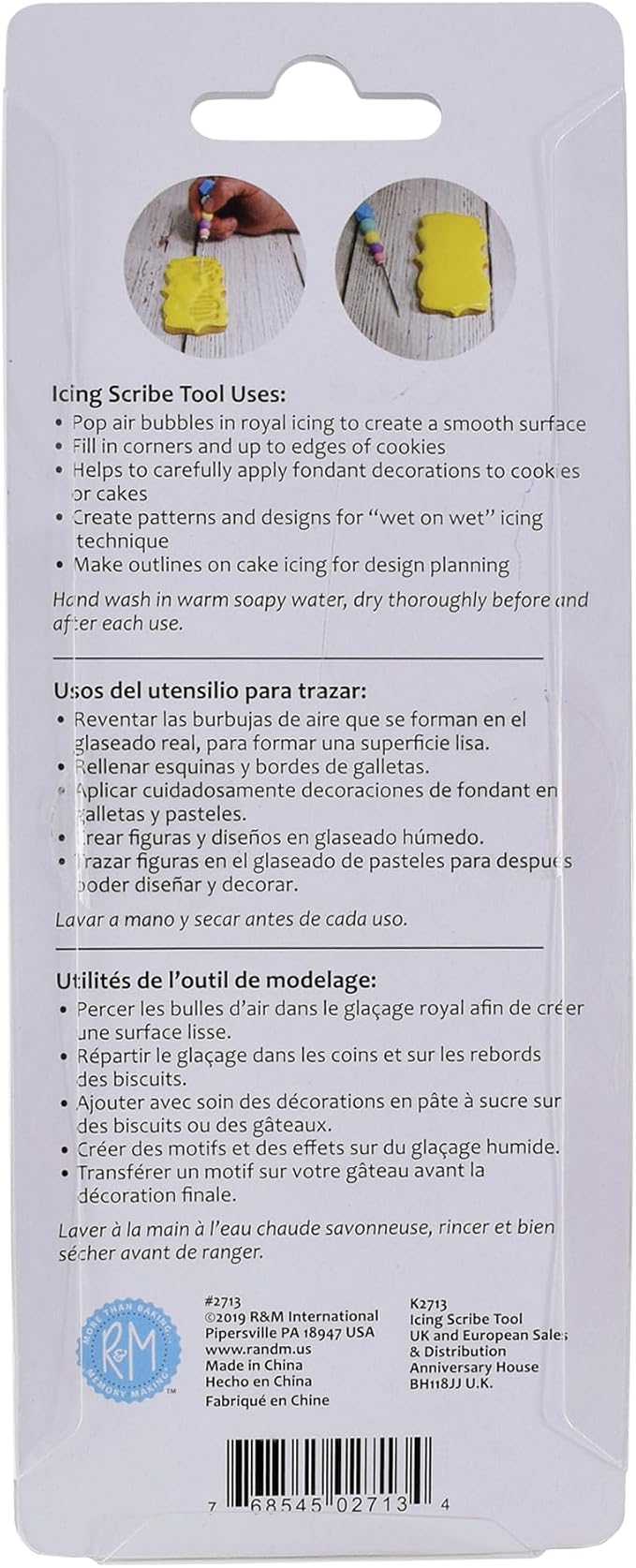 R&M International 2713 Icing Decorating Scribe Tool - Image 3