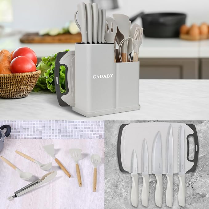 19 PCS Kitchen Cooking Utensils Set, 11 Pieces Silicone Cooking Utensils Set 6 - Image 9