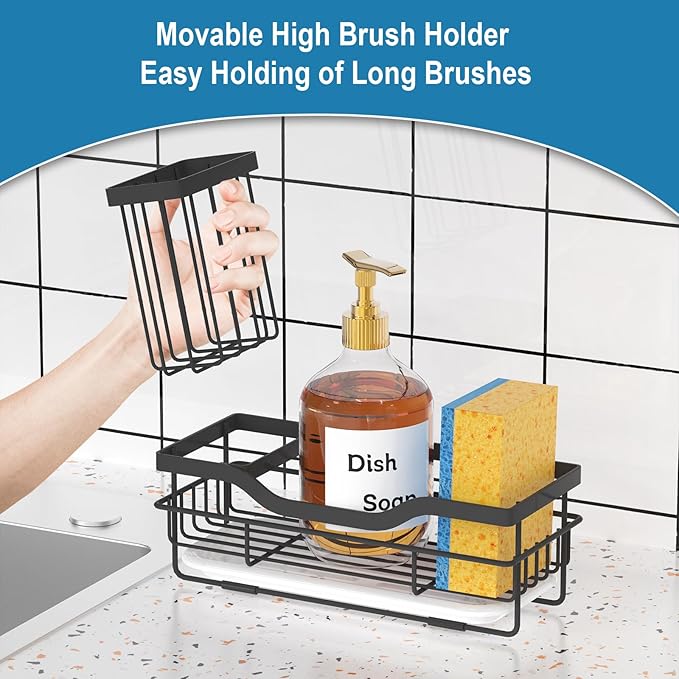 Sponge Holder for Kitchen Caddy Sink Organizer - Image 3