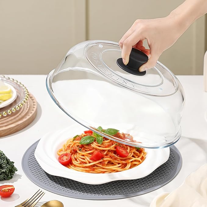 High Borosilicate Glass Microwave Splatter Cover - Image 3