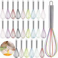 Cididu Set of 24 Silicone Whisk Bulk by Cididu