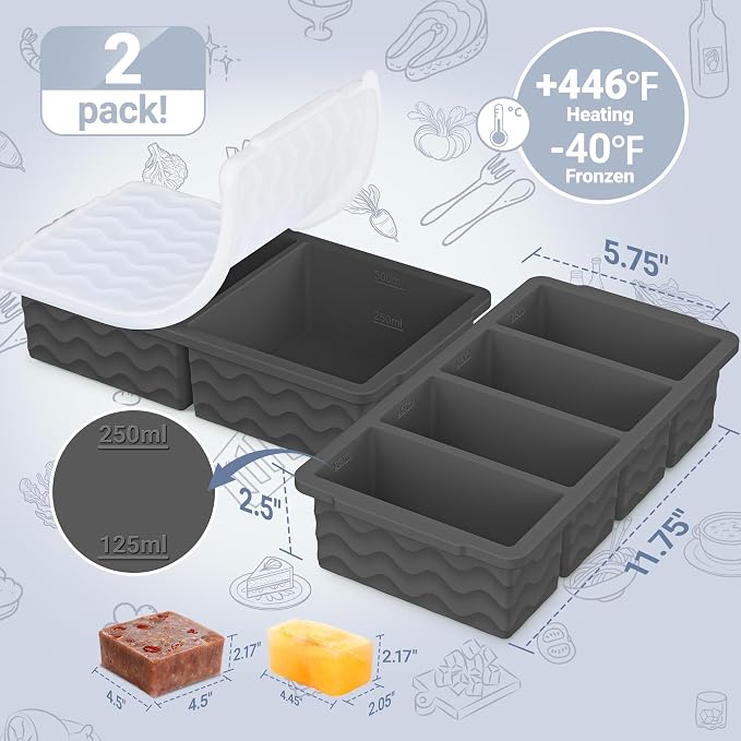 Silicone Freezer Molds for Soup - Image 2