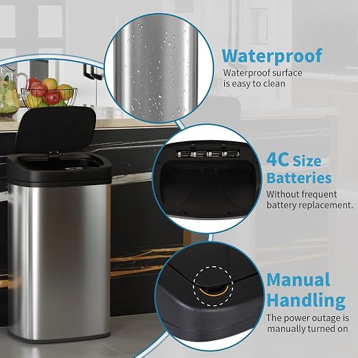 22 Gallon Big Kitchen Trash Can - Image 2