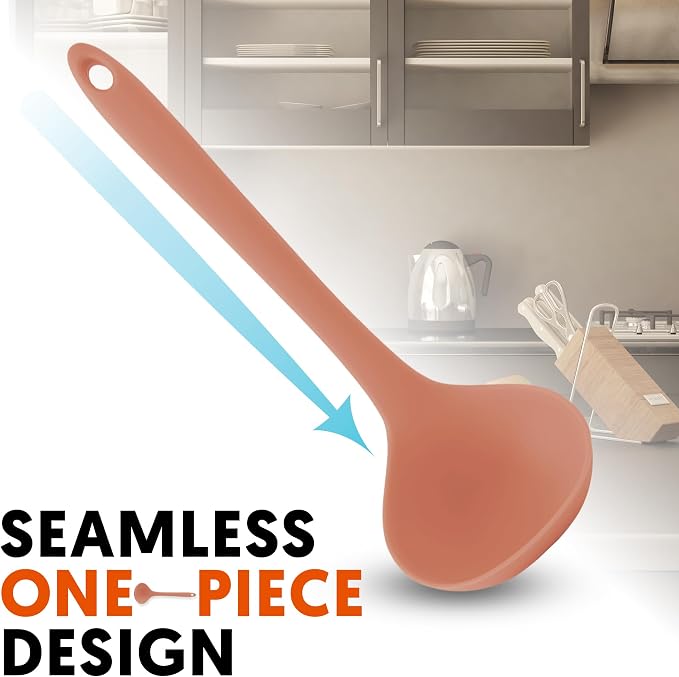 Platinum Silicone Cooking Ladle - Image 4