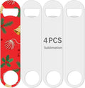 4 Pcs Sublimation Bottle Opener Blanks, Personalized Sublimation Blank Products by Anpuimult