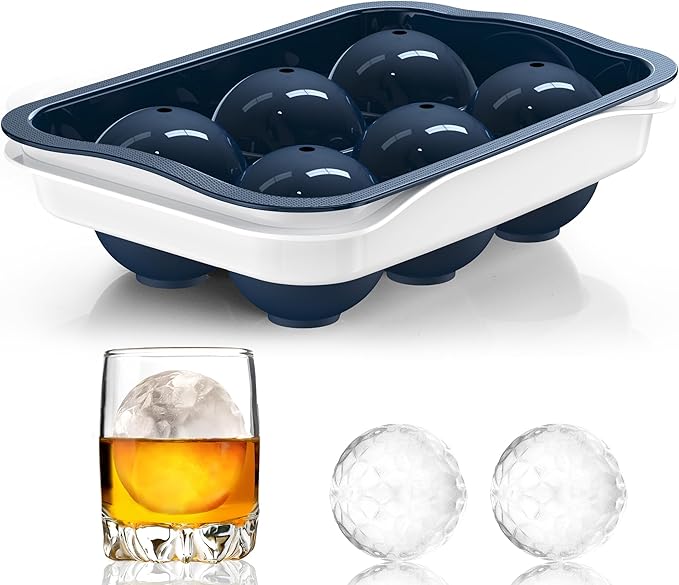 Round Ice Cube Mold with Lid by ICEXXP