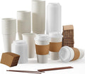 JOLLY PARTY 16 oz Paper Coffee Cups, Disposable Paper Coffee Cup by JOLLYPARTY